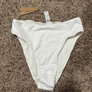 Skims white swimsuit bottoms nwt